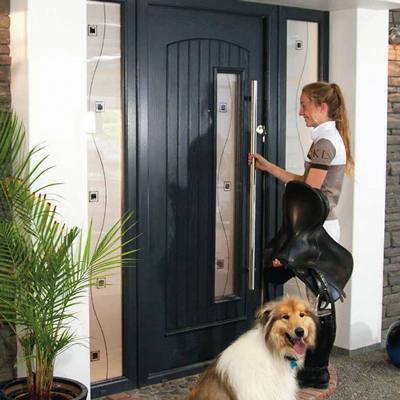 Composite front door