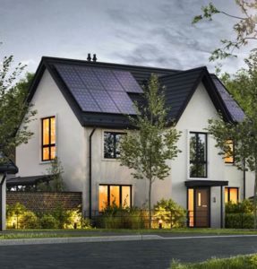 Irish House With Solar PV Panels