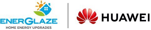 Energlaze and Huawei logos