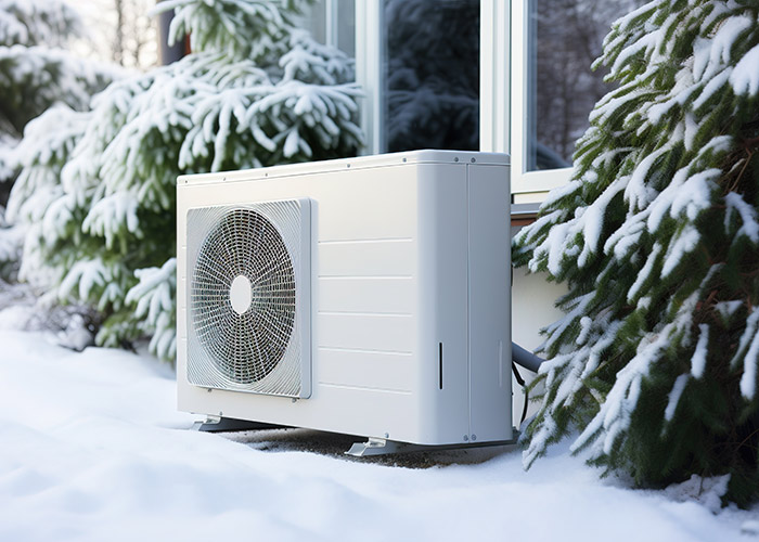 Heat pump in winter conditions
