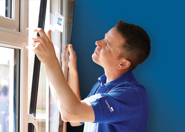 Energlaze installing Low-e glass