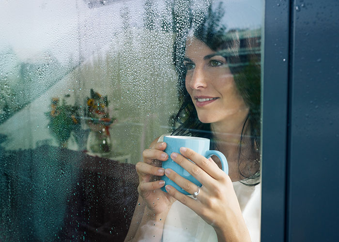 Woman at window