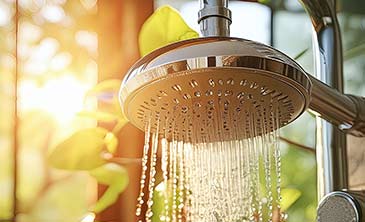 Hot water shower